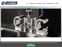 Tablet Screenshot of leopold-cnc.de